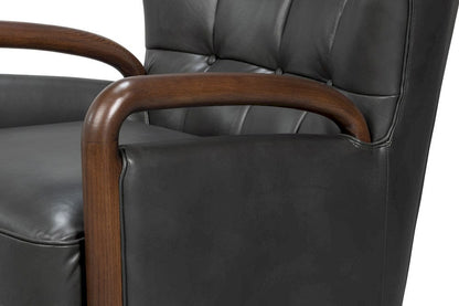 Sarreid Ltd - Alastair Chair, Portland Gray in Grey - 54275-PG view 6