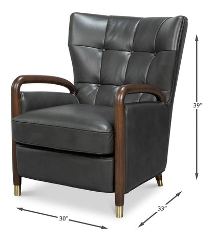 Sarreid Ltd - Alastair Chair, Portland Gray in Grey - 54275-PG view 13