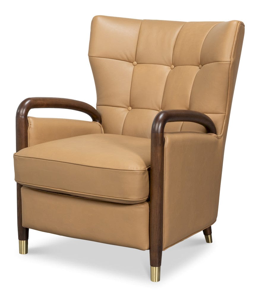 Sarreid Ltd - Alastair Chair, Westbury Brown in Brown - 54275-WB view 1