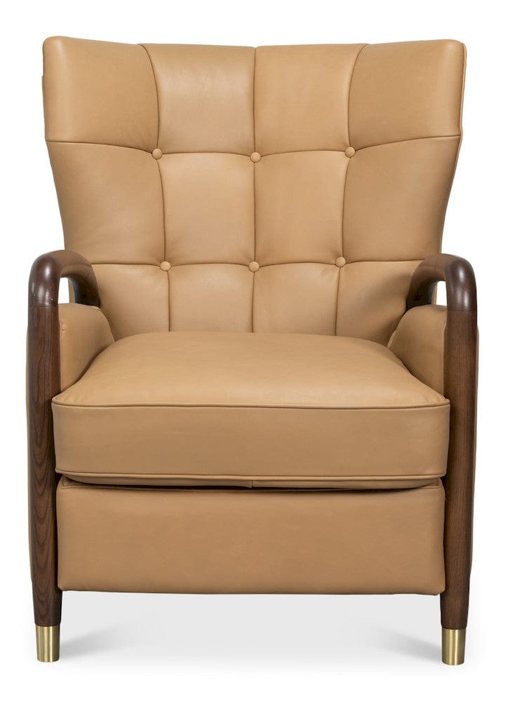 Sarreid Ltd - Alastair Chair, Westbury Brown in Brown - 54275-WB view 2
