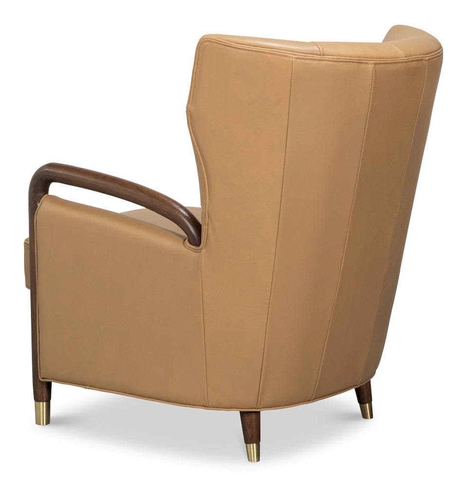 Sarreid Ltd - Alastair Chair, Westbury Brown in Brown - 54275-WB view 5