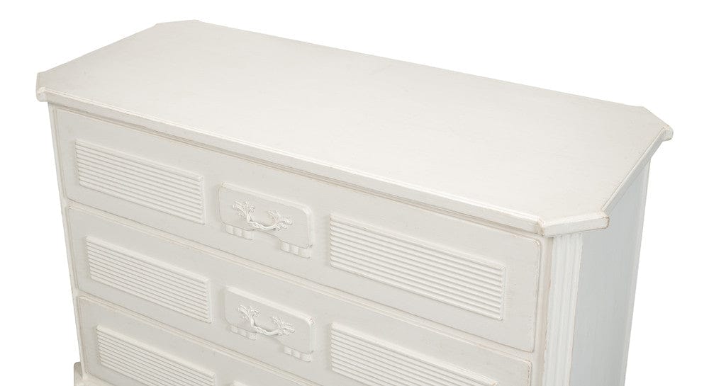 Sarreid Ltd - Altus Commode, Antique White in White - 40679-3 view 4