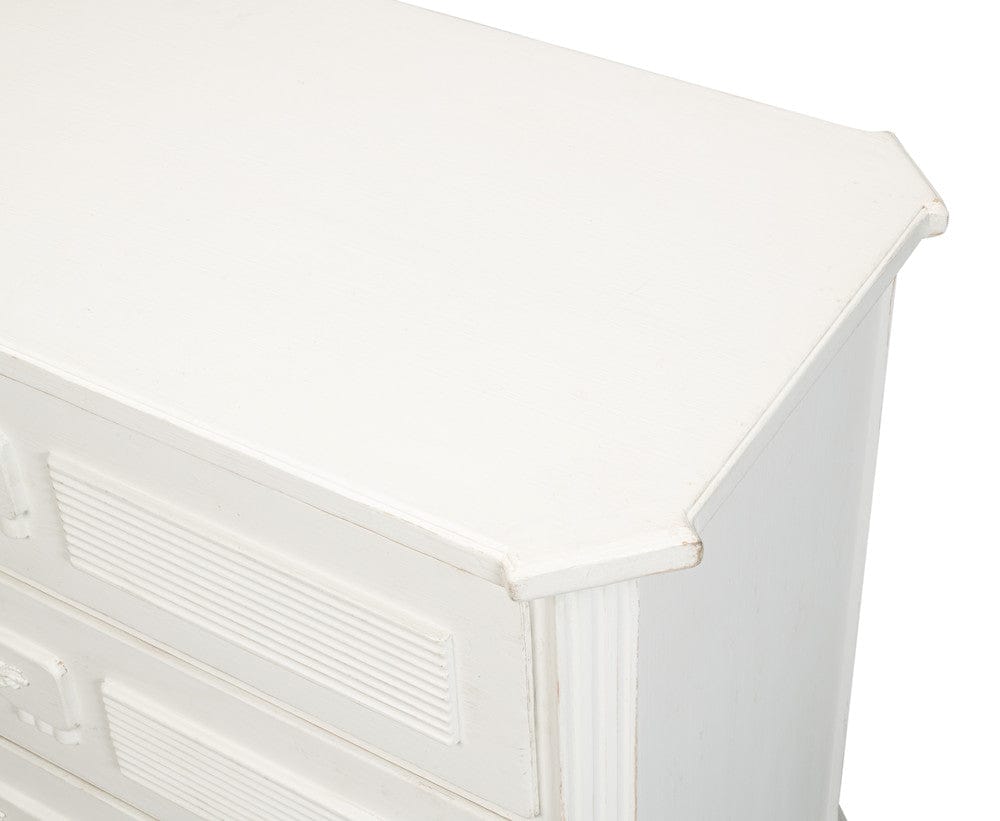 Sarreid Ltd - Altus Commode, Antique White in White - 40679-3 view 5
