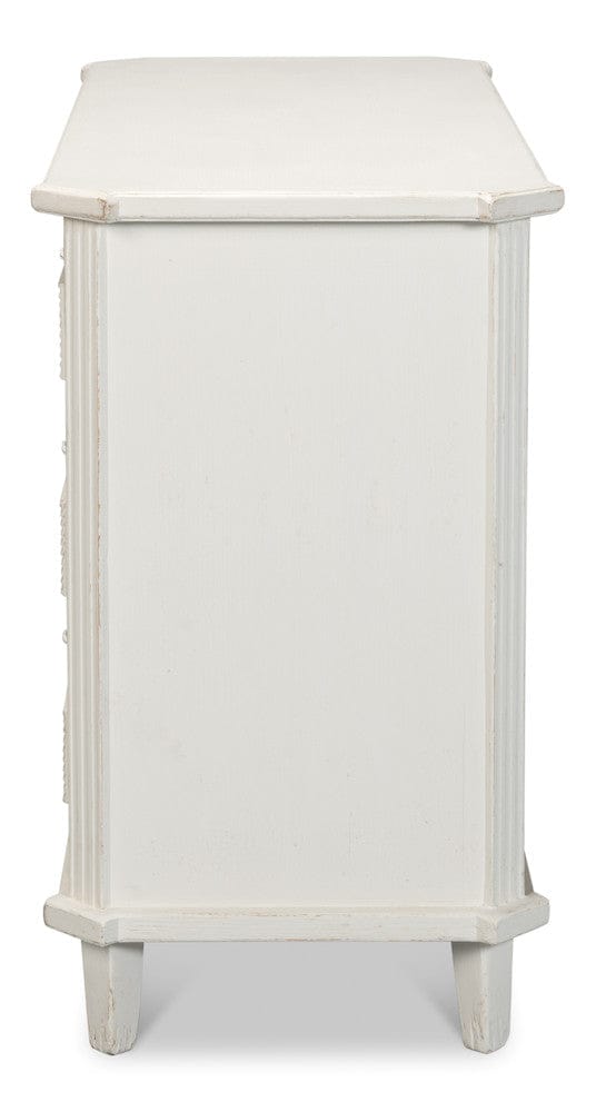 Sarreid Ltd - Altus Commode, Antique White in White - 40679-3 view 8