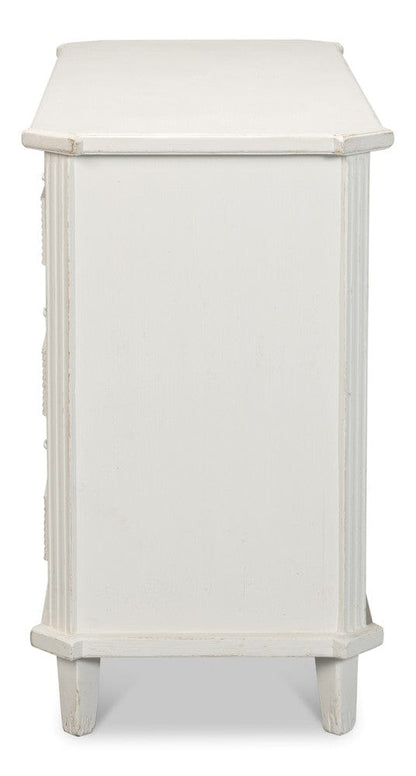 Sarreid Ltd - Altus Commode, Antique White in White - 40679-3 view 8