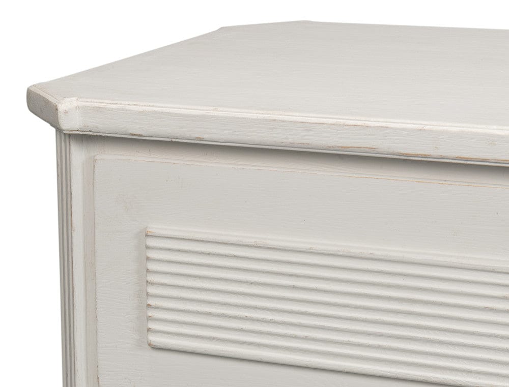 Sarreid Ltd - Altus Commode, Antique White in White - 40679-3 view 10