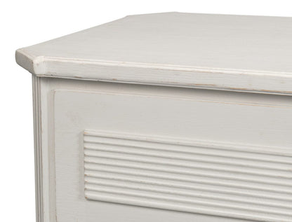 Sarreid Ltd - Altus Commode, Antique White in White - 40679-3 view 10
