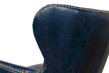 Sarreid Ltd - Andrew Jackson Desk Chair, Chateau Blue in Blue - 30613 view 13