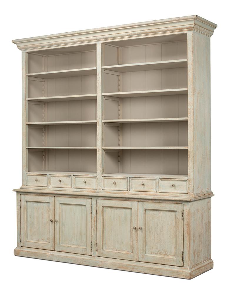 Sarreid Ltd - Angelique Bookcase - Beige - 40368 veiw 1