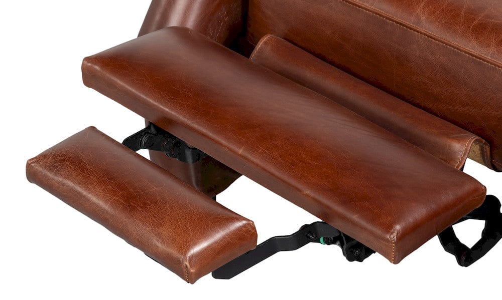 Sarreid Ltd - Ashford Leather Recliner in Brown - 54302 view 9