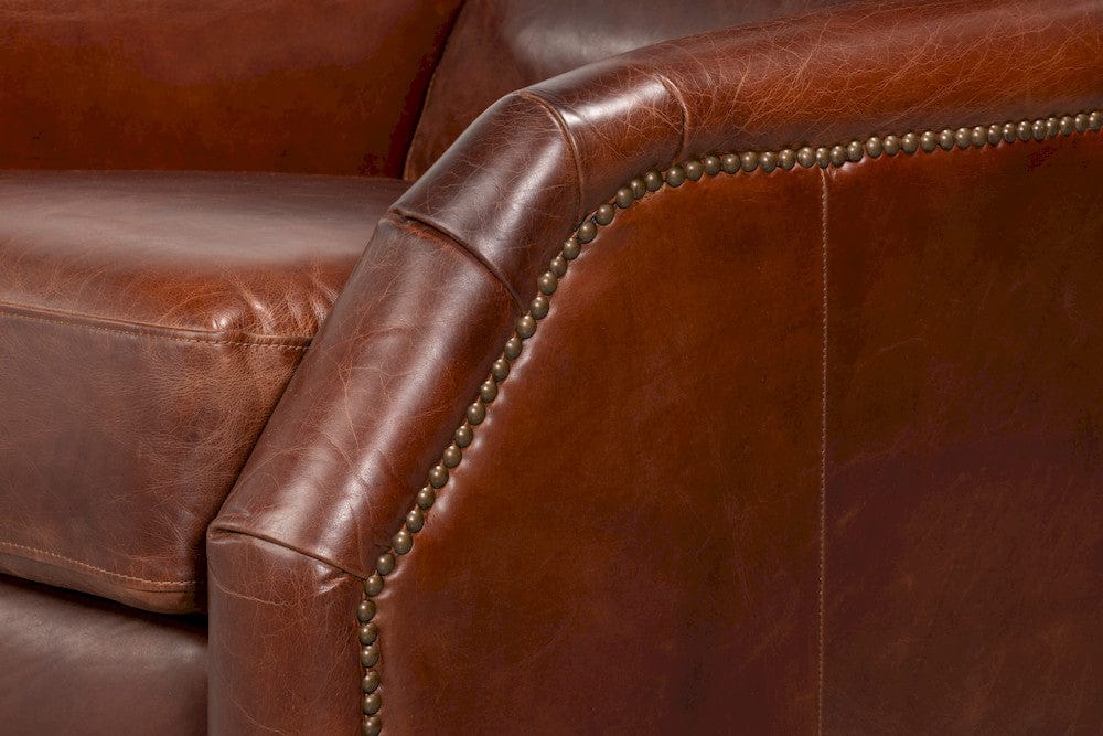 Sarreid Ltd - Ashford Leather Recliner in Brown - 54302 view 10