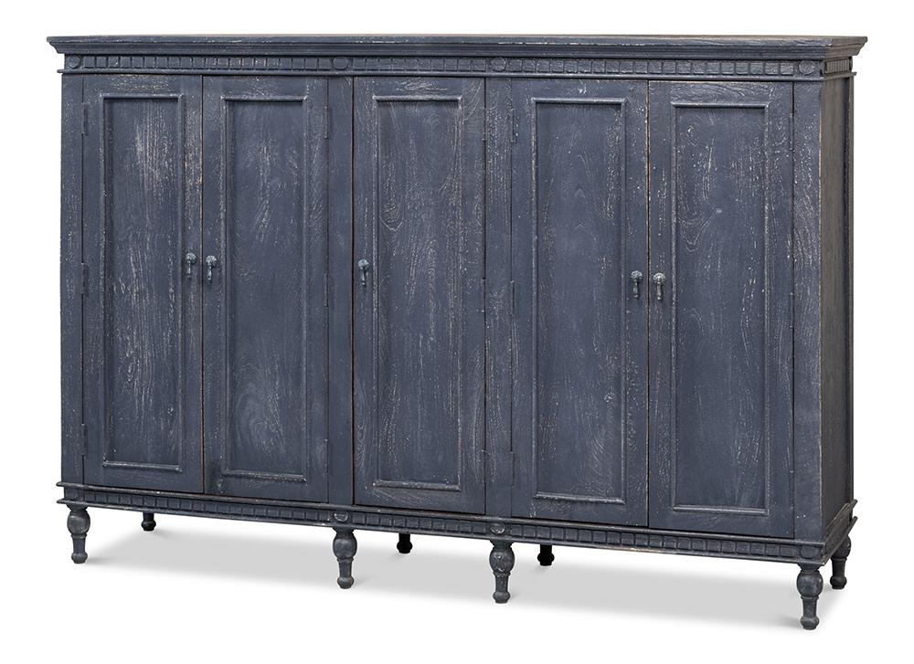 Sarreid Ltd - Ashlyn Sideboard - Blue - 53652 veiw 1