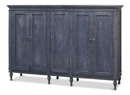 Sarreid Ltd - Ashlyn Sideboard - Blue - 53652 veiw 1