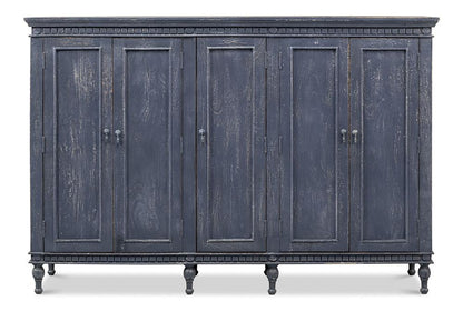 Sarreid Ltd - Ashlyn Sideboard - Blue - 53652 veiw 2