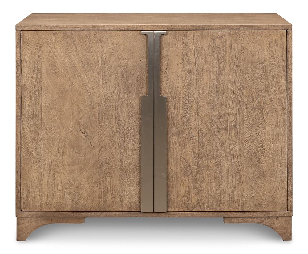 Sarreid Ltd - Augustus 2 Door Cabinet - Tan - 53435 veiw 2