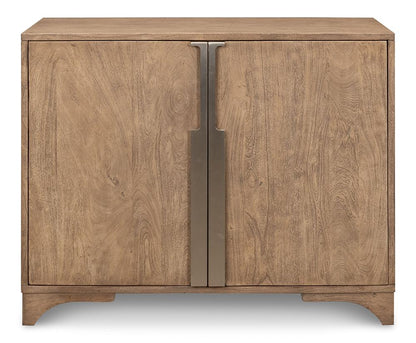 Sarreid Ltd - Augustus 2 Door Cabinet - Tan - 53435 veiw 2