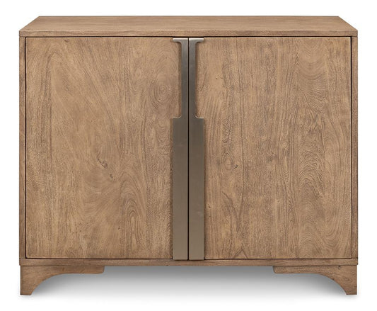 Sarreid Ltd - Augustus 2 Door Cabinet - Tan - 53435 veiw 2