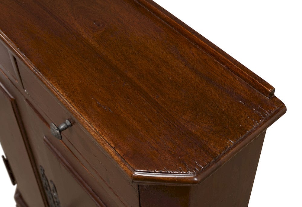 Sarreid Ltd - Austrian Hall Cabinet, Walnut in Brown - 27284 view 5