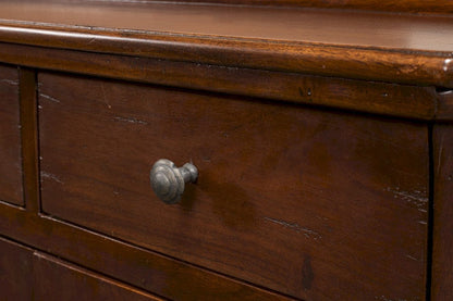 Sarreid Ltd - Austrian Hall Cabinet, Walnut in Brown - 27284 view 6