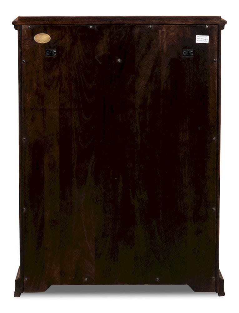 Sarreid Ltd - Austrian Hall Cabinet, Walnut in Brown - 27284 view 7