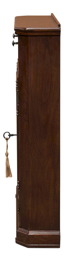 Sarreid Ltd - Austrian Hall Cabinet, Walnut in Brown - 27284 view 8