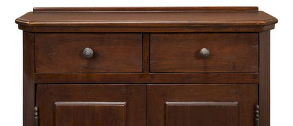 Sarreid Ltd - Austrian Hall Cabinet, Walnut in Brown - 27284 view 10