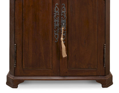Sarreid Ltd - Austrian Hall Cabinet, Walnut in Brown - 27284 view 12