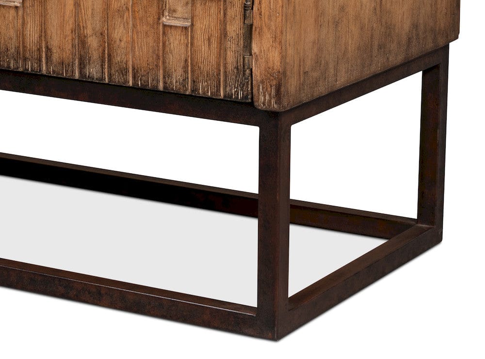 Sarreid Ltd - Aztec Sideboard On Stand, Brown in Brown - 40383-2 view 13