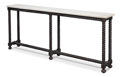 Sarreid Ltd - Barley Console Table - Brown - 53904 veiw 1