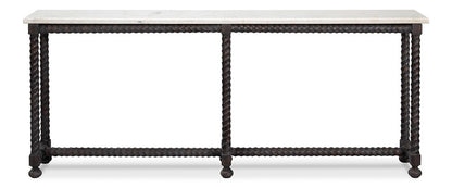 Sarreid Ltd - Barley Console Table - Brown - 53904 veiw 2