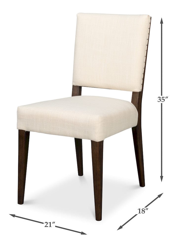 Sarreid Ltd - Bauhaus Chair in Beige - 54272 view 13