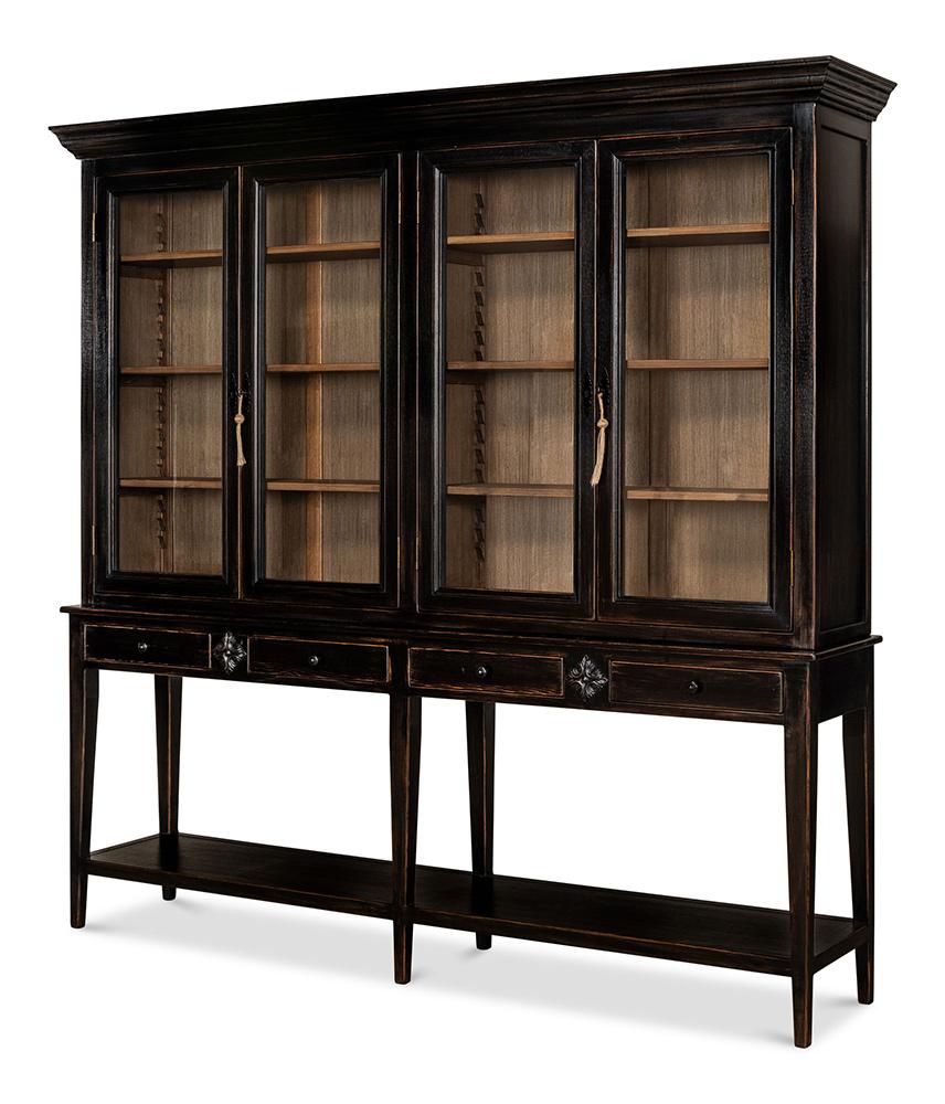 Sarreid Ltd - Beacon Hill Display Case, Ebony - 52659 veiw 1