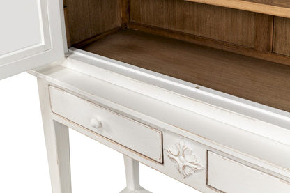 Sarreid Ltd - Beacon Hill Display Case, White in White - 53232 view 4