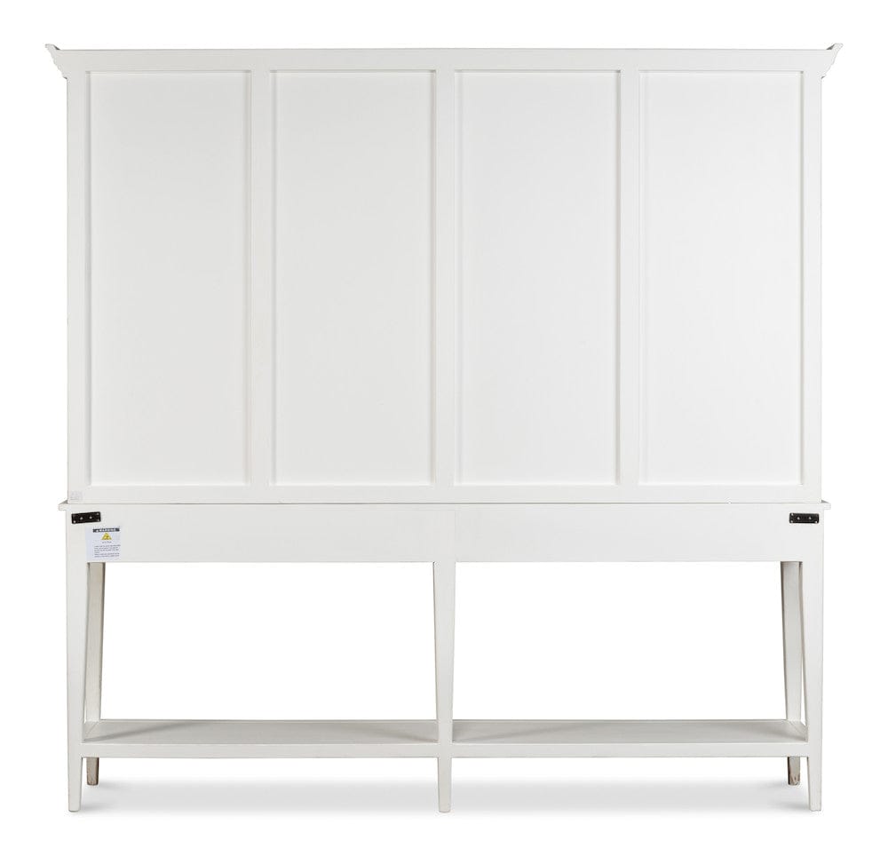 Sarreid Ltd - Beacon Hill Display Case, White in White - 53232 view 7
