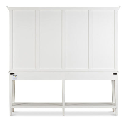 Sarreid Ltd - Beacon Hill Display Case, White in White - 53232 view 7