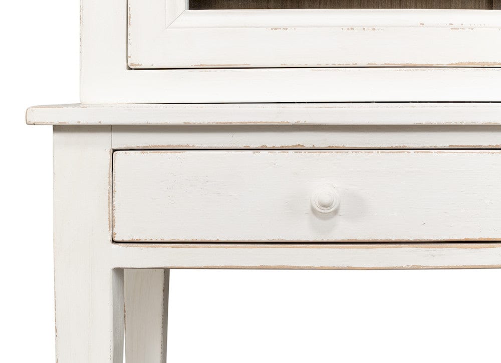 Sarreid Ltd - Beacon Hill Display Case, White in White - 53232 view 10