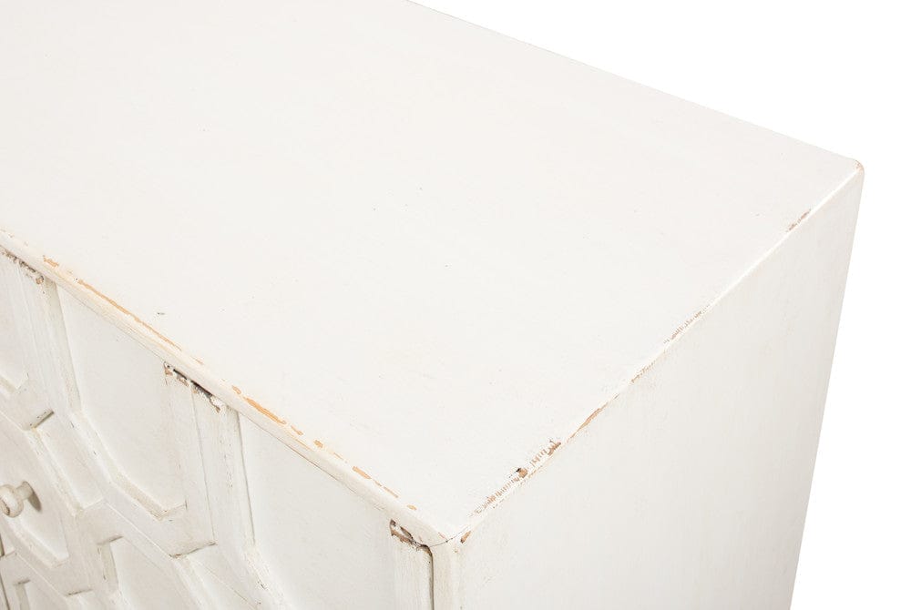 Sarreid Ltd - Becket Sideboard, Antique White in White - 53410-3 view 5