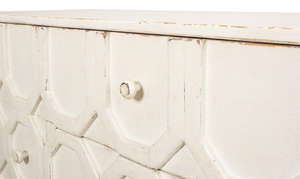Sarreid Ltd - Becket Sideboard, Antique White in White - 53410-3 view 6