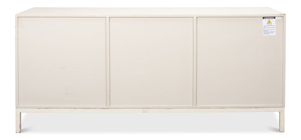Sarreid Ltd - Becket Sideboard, Antique White in White - 53410-3 view 7