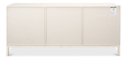 Sarreid Ltd - Becket Sideboard, Antique White in White - 53410-3 view 7