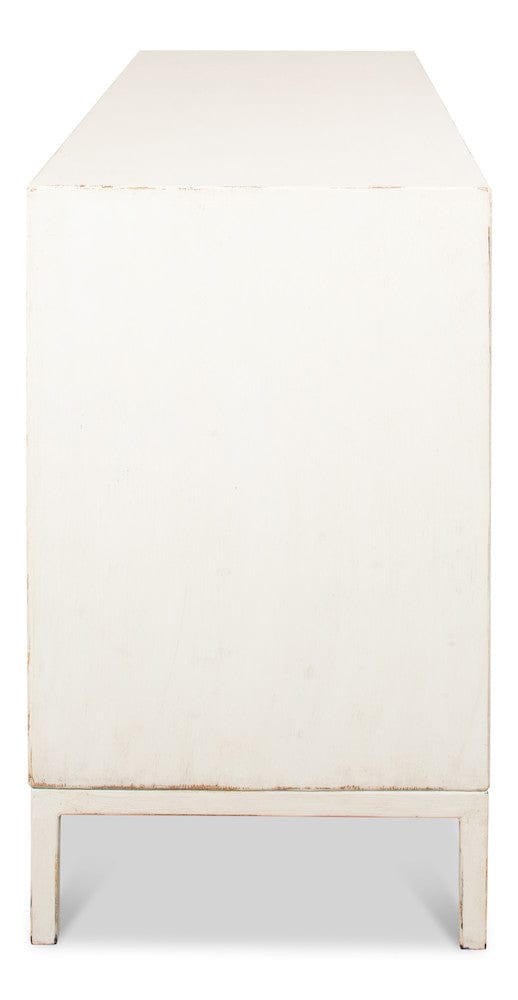 Sarreid Ltd - Becket Sideboard, Antique White in White - 53410-3 view 8