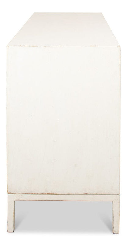Sarreid Ltd - Becket Sideboard, Antique White in White - 53410-3 view 8