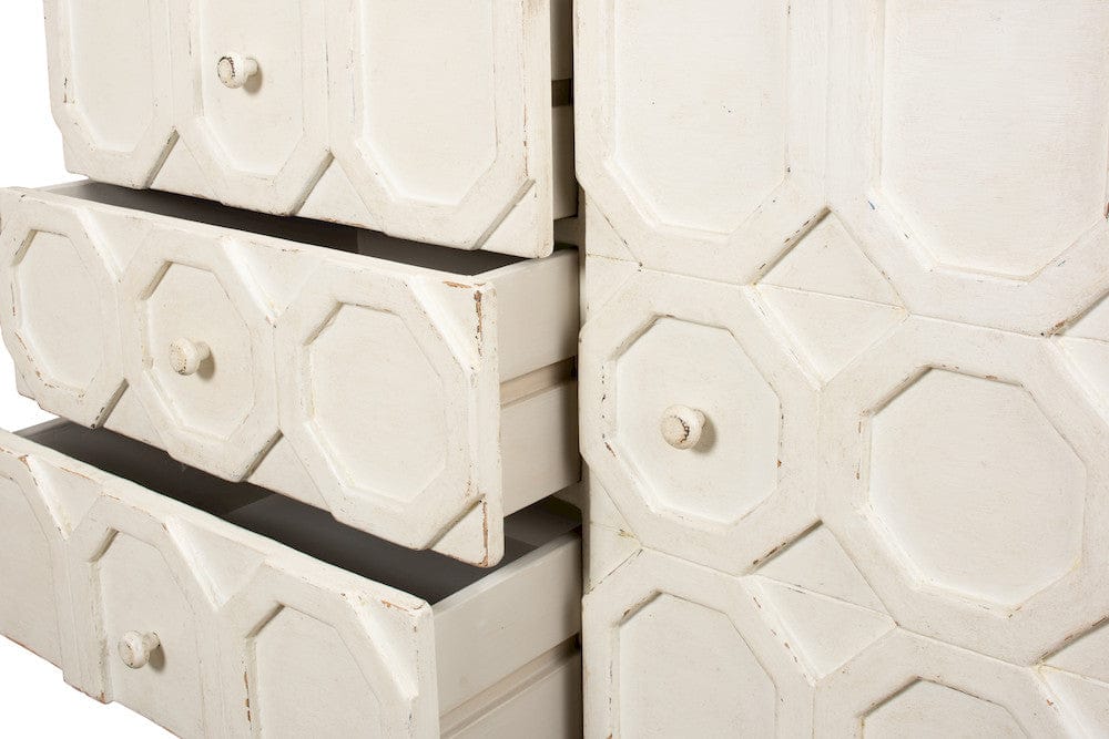 Sarreid Ltd - Becket Sideboard, Antique White in White - 53410-3 view 10