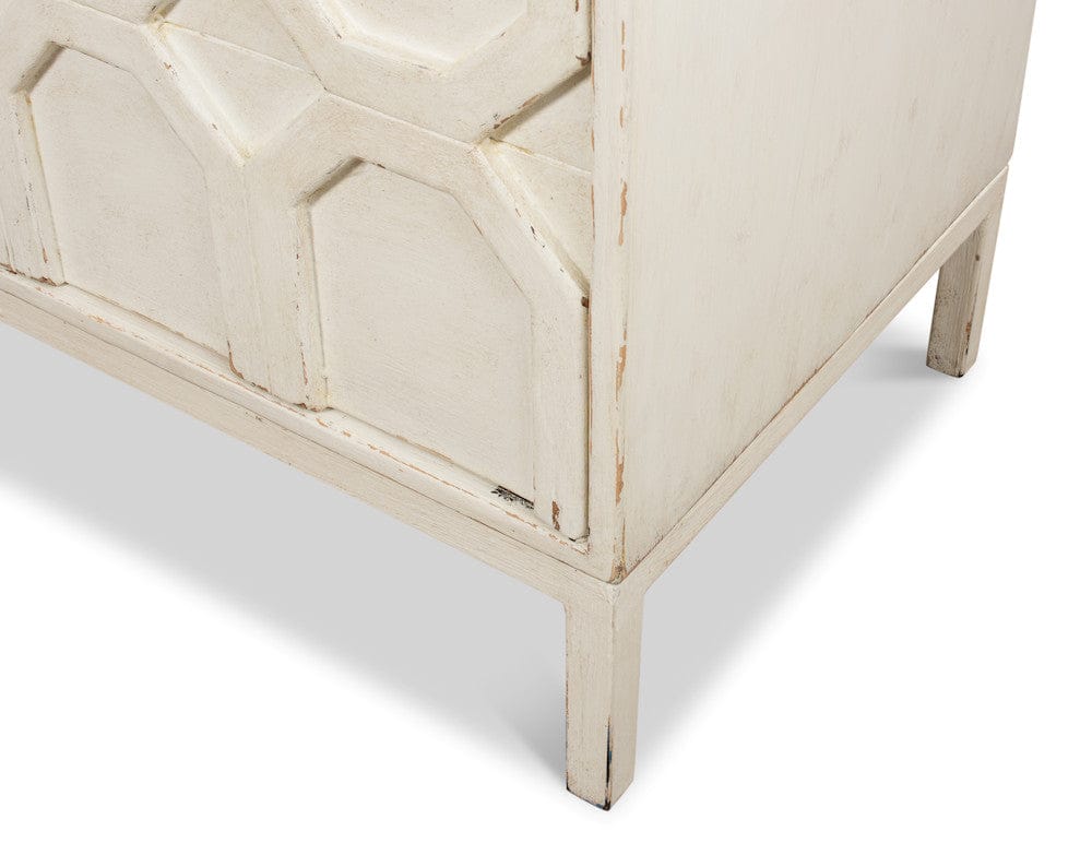 Sarreid Ltd - Becket Sideboard, Antique White in White - 53410-3 view 11