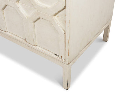 Sarreid Ltd - Becket Sideboard, Antique White in White - 53410-3 view 11