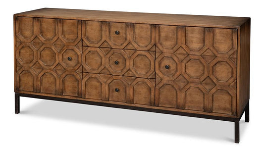 Sarreid Ltd - Becket Sideboard, Brown - 53410-2 veiw 1