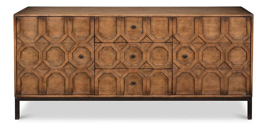 Sarreid Ltd - Becket Sideboard, Brown - 53410-2 veiw 2