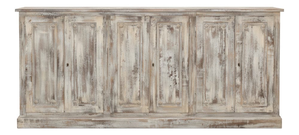 Sarreid Ltd - Bellagio Sideboard, 96",Grey Oak in Grey - R061-73 view 2
