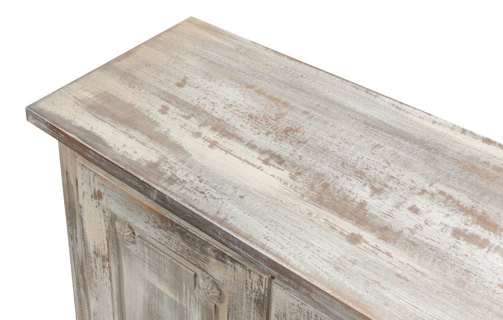 Sarreid Ltd - Bellagio Sideboard, 96",Grey Oak in Grey - R061-73 view 5