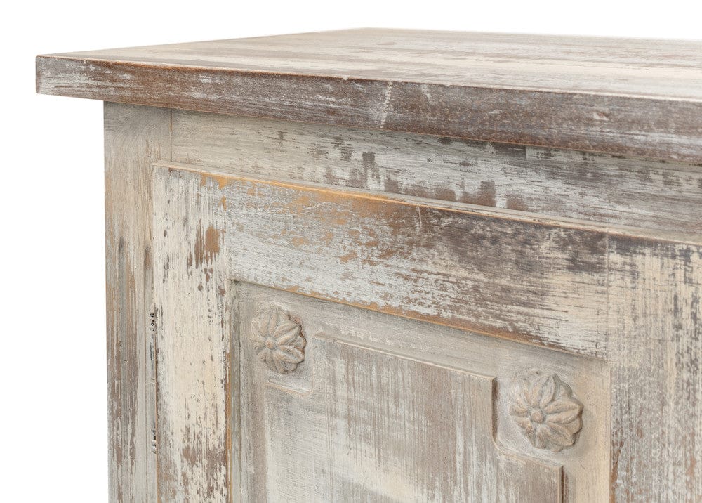 Sarreid Ltd - Bellagio Sideboard, 96",Grey Oak in Grey - R061-73 view 6